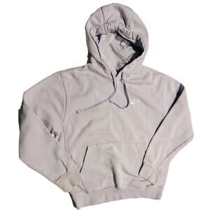 Nike Fleece Hooded Sweatshirt Light Purple Size Small Tall Embroidered Logo